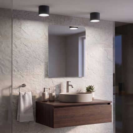 BRILAGI - Spot LED pour salle de bains SMOOTH 1xGX53/15W/230V 60x82 mm noir IP54
