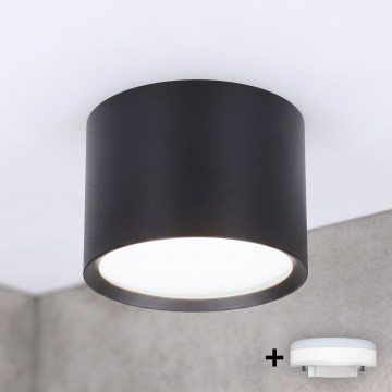 BRILAGI - Spot LED pour salle de bains SMOOTH 1xGX53/15W/230V 60x82 mm noir IP54