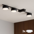 Brilagi - Spot LED RGB+CCT dimmable MONO 3xGX53/14W/230V 2700-6500K Wi-Fi Tuya noir