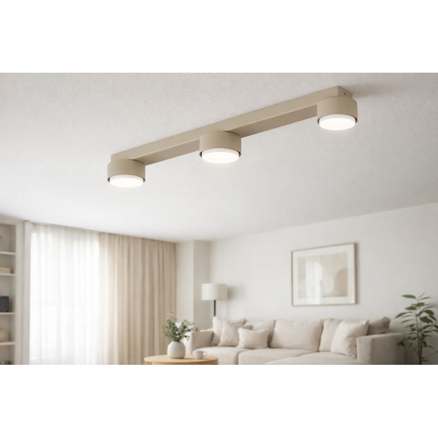 Brilagi - Spot LED RGB+CCT dimmable MONO 3xGX53/14W/230V 2700-6500K Wi-Fi Tuya beige
