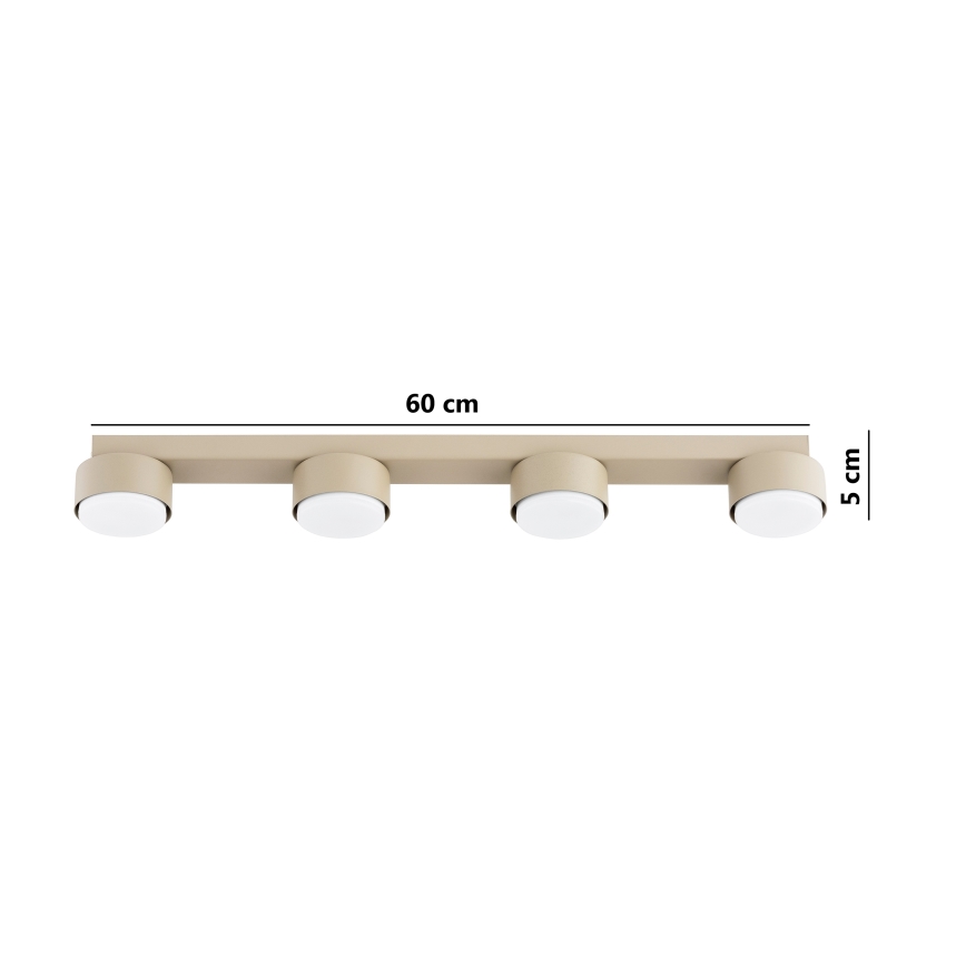Brilagi - Spot LED RGB+CCT dimmable MONO 4xGX53/14W/230V 2700-6500K Wi-Fi Tuya beige