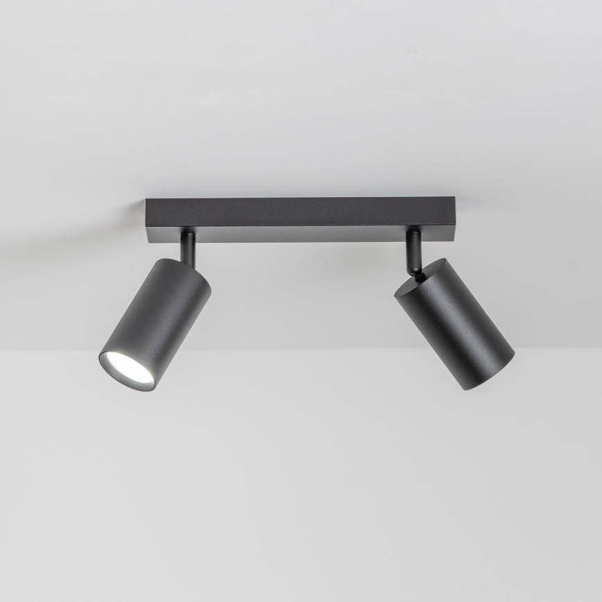 Brilagi - Spot LED RGBW dimmable SELE 2xGU10/4,8W/230V 3000K noir + télécommande