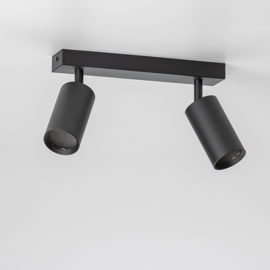 Brilagi - Spot LED RGBW dimmable SELE 2xGU10/4,8W/230V 3000K noir + télécommande