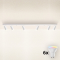 Brilagi - Spot LED RGBW dimmable SELE DIAMANT 6xGU10/6,5W/230V 2700-6500K Wi-Fi blanc