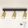 Brilagi - Spot LED RGBW dimmable SELE GOLDEN 3xGU10/4,8W/230V 3000K noir/doré + télécommande