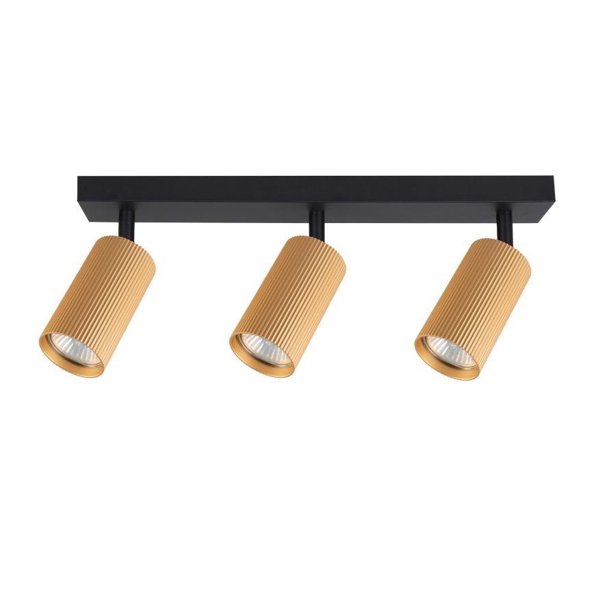 Brilagi - Spot LED RGBW dimmable SELE MODERN 3xGU10/4,8W/230V 3000K doré + télécommande