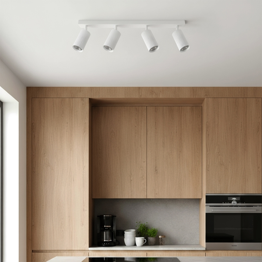 Brilagi - Spot LED RGBW dimmable SELE MODERN 4xGU10/4,8W/230V 3000K blanc + télécommande