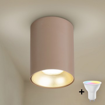 Brilagi - Spot LED RGBW dimmable TRINE 1xGU10/30W/230V 3000K Wi-Fi beige/doré