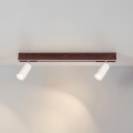 BRILAGI - Spot LED SELE 2xGU10/30W/230V + LED/15W blanc/décor cerise