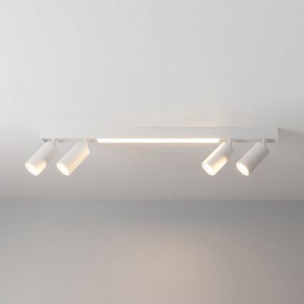 Brilagi - Spot LED SELE 4xGU10/30W/230V + LED/20W blanc