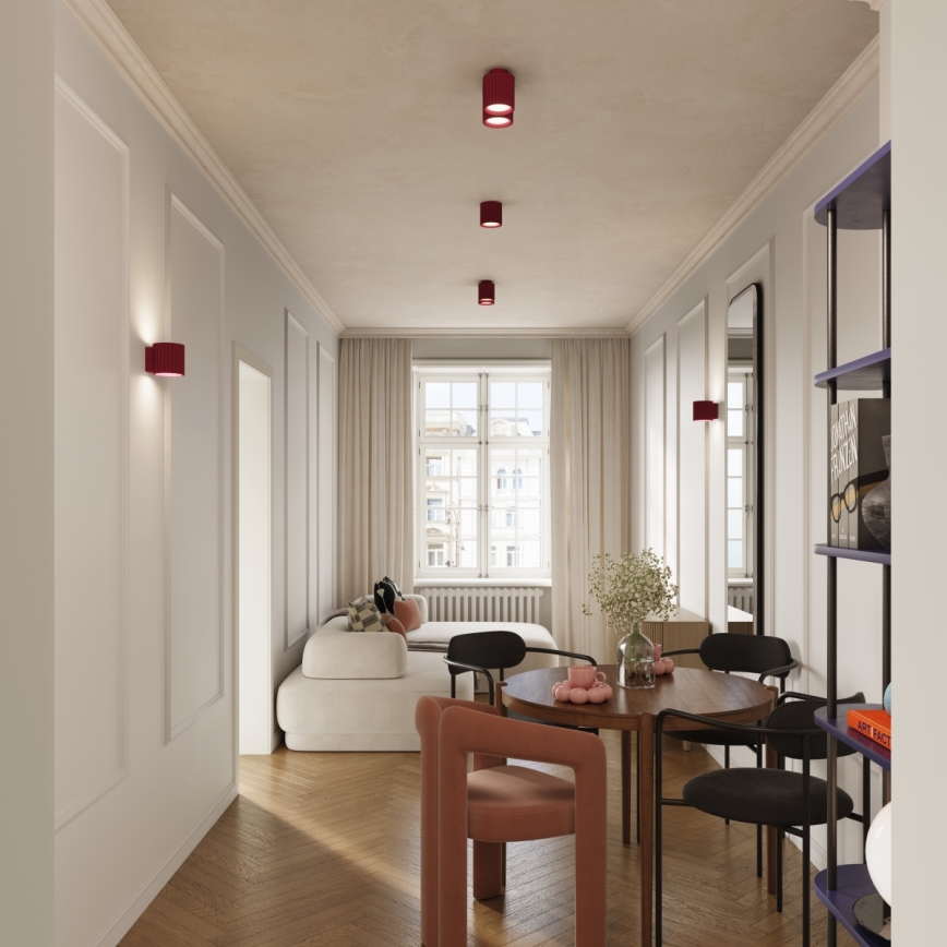 Brilagi - Spot LED SFERA 1xGU10/10W/230V Ø 10 cm bordeaux