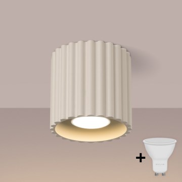 Brilagi - Spot LED SFERA 1xGU10/10W/230V Ø 10 cm, crème