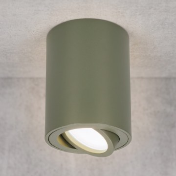 BRILAGI - Spot MIA 1xGU10/30W/230V 100x80 mm vert foncé