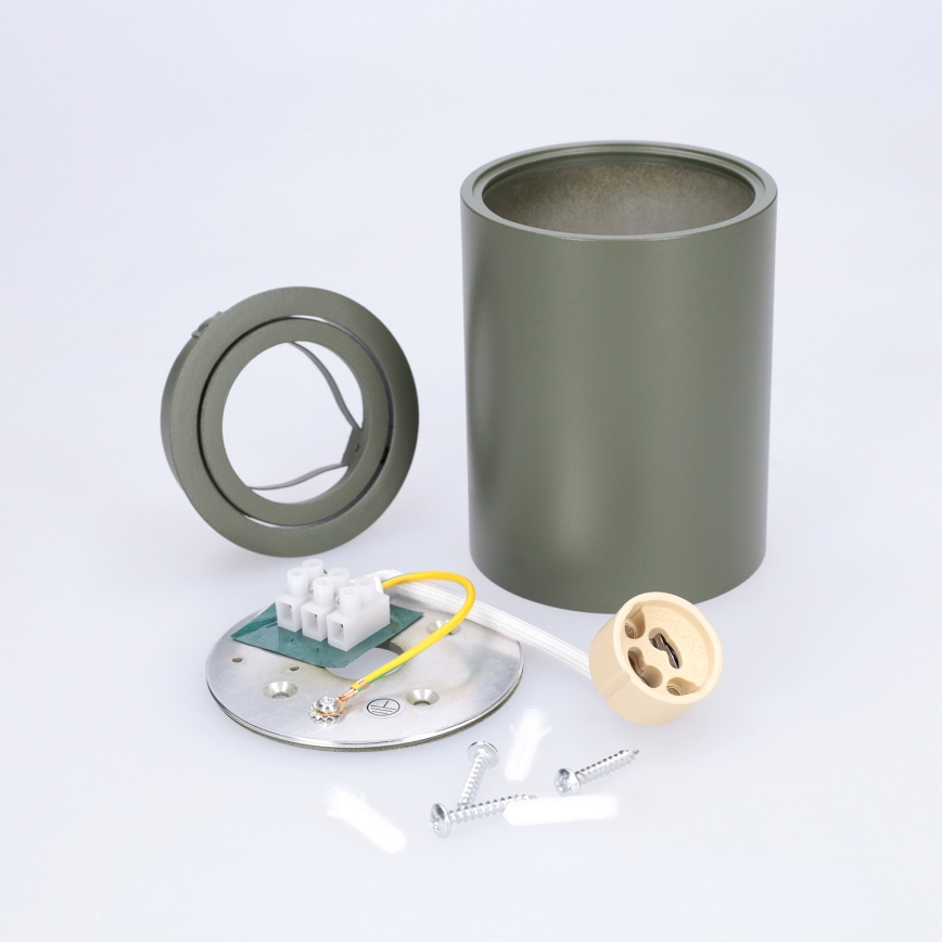 BRILAGI - Spot MIA 1xGU10/30W/230V 100x80 mm vert foncé