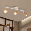 Brilagi - Spot MODERN WOOD 3xGU10/8W/230V bois/blanc