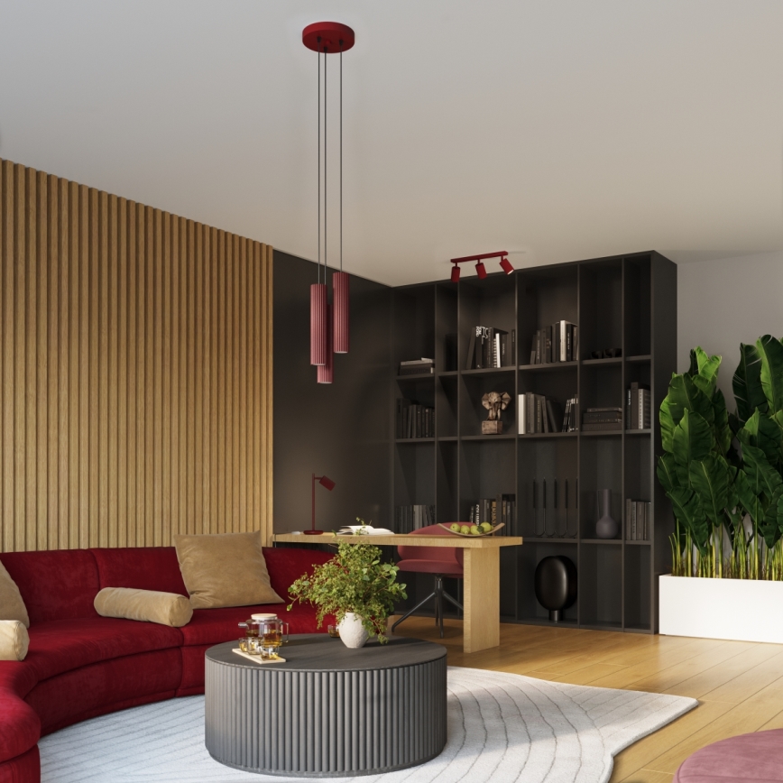 Brilagi - Spot mural LED CRESTO 1x GU10/10W/230V bordeaux