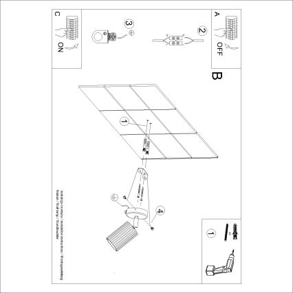 Brilagi - Spot mural LED CRESTO 1x GU10/10W/230V bordeaux