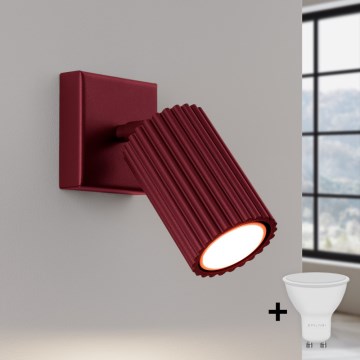 Brilagi - Spot mural LED CRESTO 1xGU10/10W/230V bordeaux