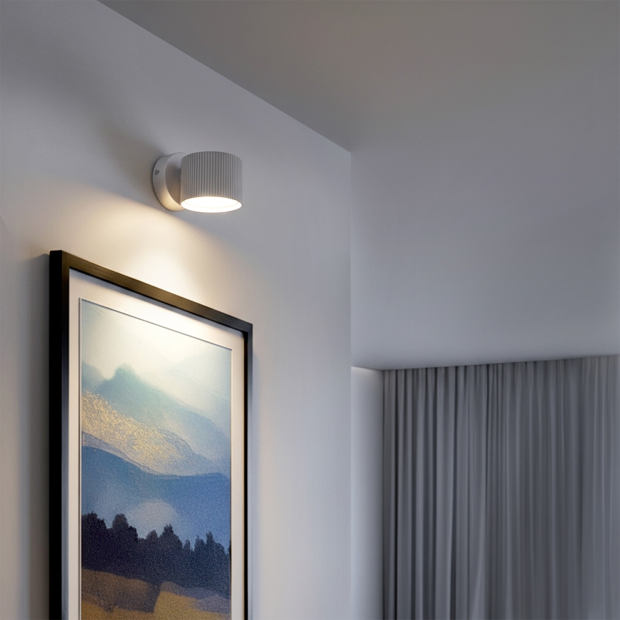 Brilagi - Spot mural LED RGB+CCT dimmable STRIPY 1xGX53/14W/230V 2700-6500K Wi-Fi Tuya blanc