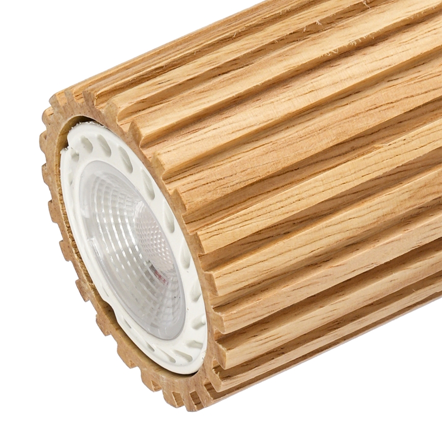 Brilagi - Spot mural MODERN WOOD 1xGU10/8W/230V bois/blanc