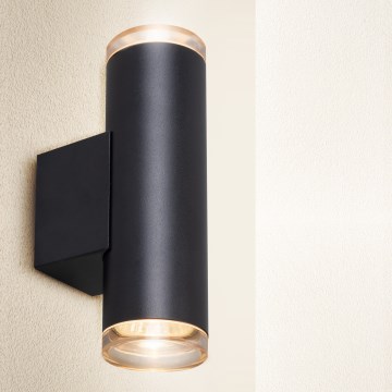 Brilagi - Spot mural pour salle de bain SELE AQUA 4xGU10/30W/230V IP44 noir