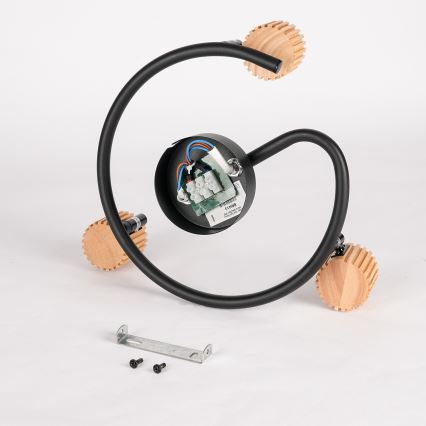 Brilagi - Spot ODENSE 3xE14/10W/230V bois/noir