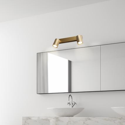 Brilagi - Spot orientable CRISPINA 2xGU10/10W/230V doré