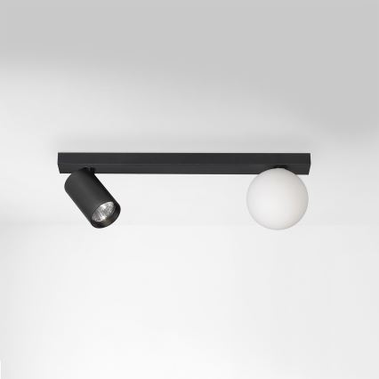 Brilagi - Spot orientable SELE BALL 1xGU10/30W/230V + 1xG9/10W noir