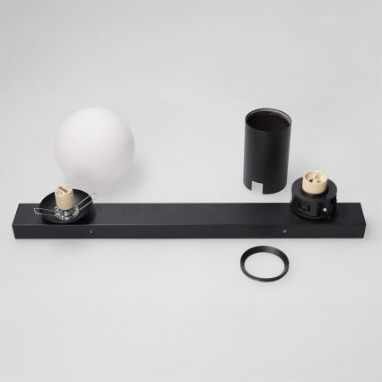 Brilagi - Spot orientable SELE BALL 1xGU10/30W/230V + 1xG9/10W noir
