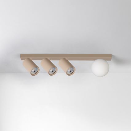 Brilagi - Spot orientable SELE BALL 3xGU10/30W/230V + 1xG9/10W beige