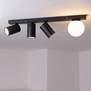 Brilagi - Spot orientable SELE BALL 3xGU10/30W/230V + 1xG9/10W noir