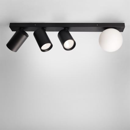 Brilagi - Spot orientable SELE BALL 3xGU10/30W/230V + 1xG9/10W noir