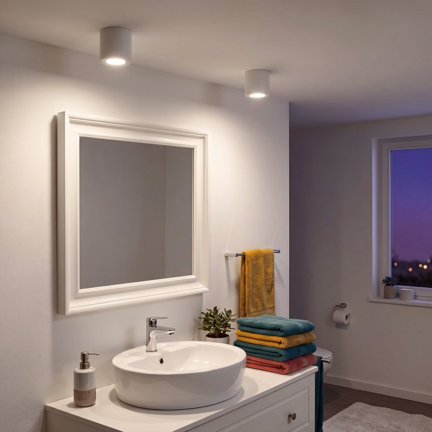 BRILAGI - Spot salle de bain MIA 1xGU10/30W/230V 84x80 mm blanc IP54