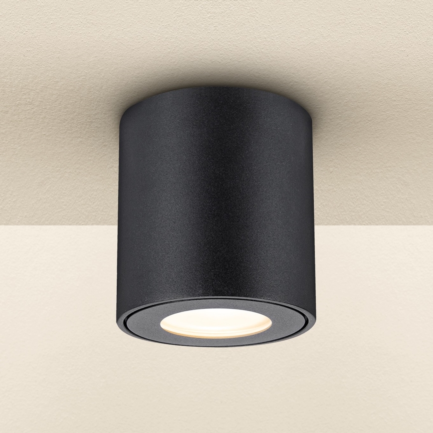 Brilagi - Spot salle de bain MIA 1xGU10/30W/230V 84x80 mm noir IP54