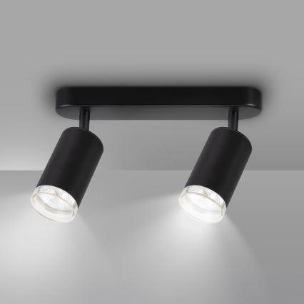 Brilagi - Spot salle de bain SELE 2xGU10/30W/230V IP44 noir