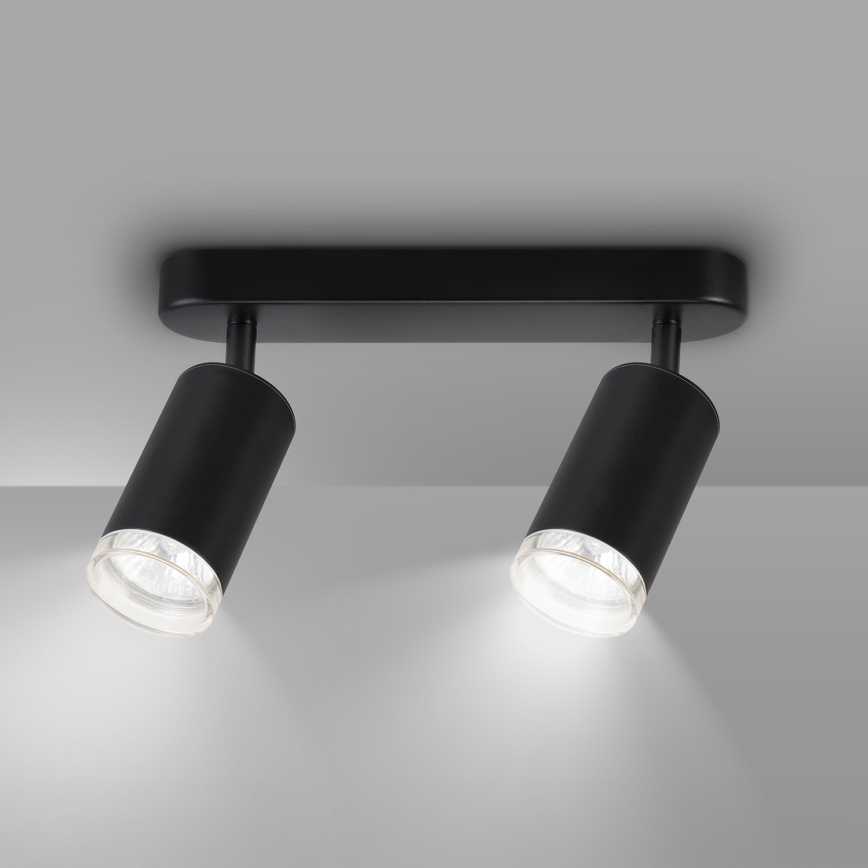 Brilagi - Spot salle de bain SELE 2xGU10/30W/230V IP44 noir
