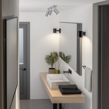 Brilagi - Spot salle de bain SELE 3xGU10/30W/230V IP44 chrome brillant