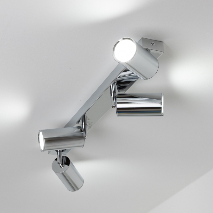 Brilagi - Spot salle de bain SELE 4xGU10/30W/230V IP44 chrome brillant