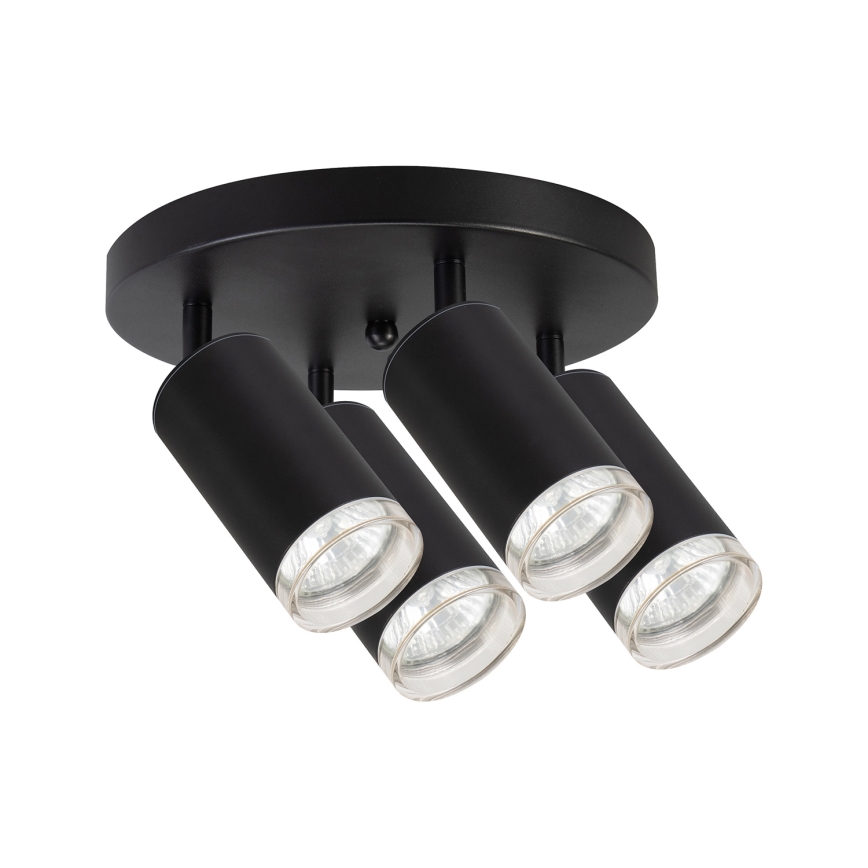 Brilagi - Spot salle de bain SELE AQUA 4xGU10/30W/230V IP44 noir