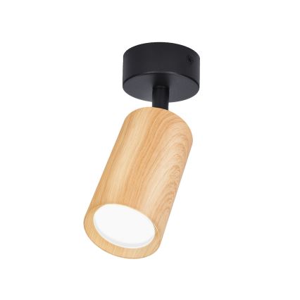 Brilagi - Spot SELE 1xGU10/30W/230V noir/décor en chêne