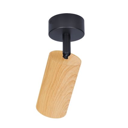Brilagi - Spot SELE 1xGU10/30W/230V noir/décor en chêne