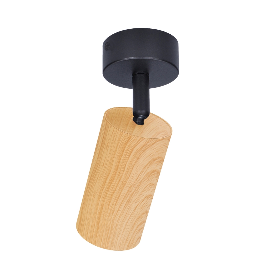 Brilagi - Spot SELE 1xGU10/30W/230V noir/décor en chêne