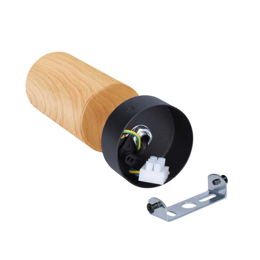 Brilagi - Spot SELE 1xGU10/30W/230V noir/décor en chêne