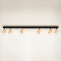 Brilagi - Spot SELE 6xGU10/30W/230V noir/décor en chêne