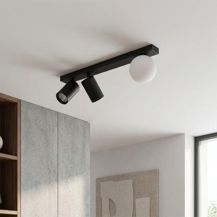 Brilagi - Spot SELE BALL 2xGU10/30W/230V + 1xG9/10W noir