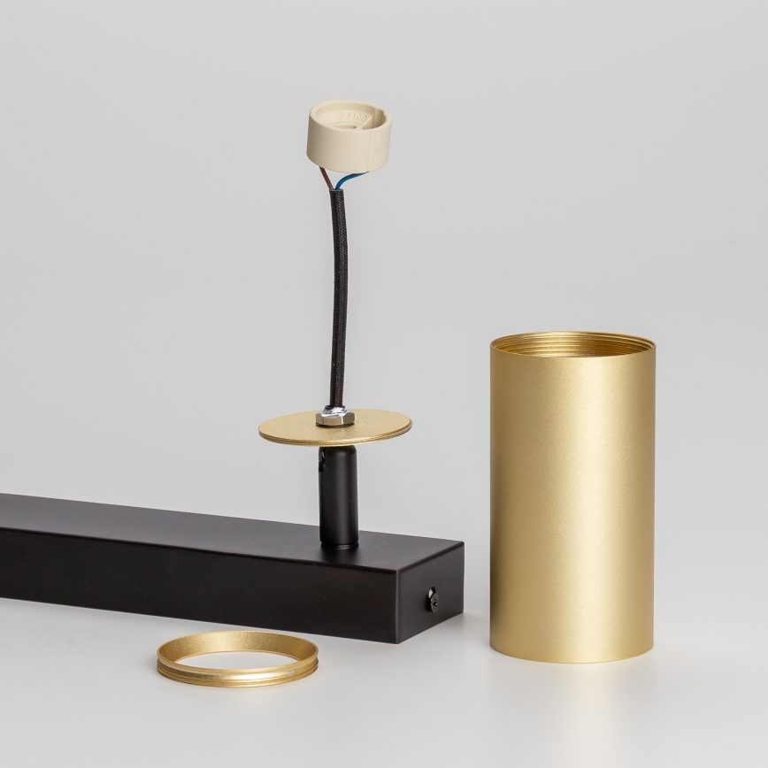 Brilagi - Spot SELE GOLDEN 2xGU10/30W/230V noir/doré