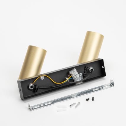 Brilagi - Spot SELE GOLDEN 2xGU10/30W/230V noir/doré