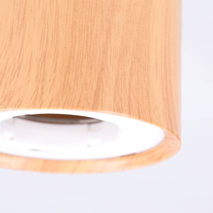 BRILAGI - Spot SMOOTH 1xGX53/15W/230V 60x82 mm décor chêne