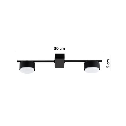 Brilagi - Spotleuchte 2xGX53/12W/230V schwarz