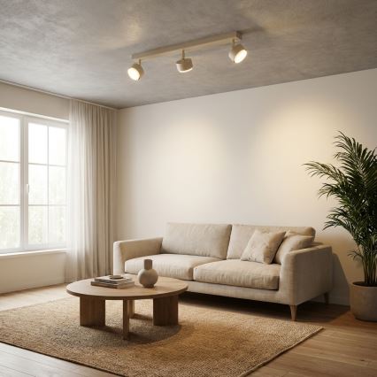 Brilagi - Spotleuchte 3xGX53/12W/230V, Beige